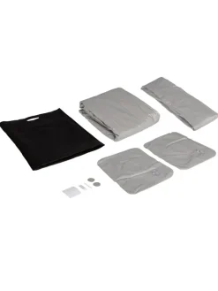 Automatras grijs - (B)75 x (H)13 x (D)130 cm