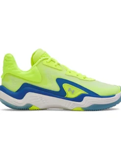 Basketbalschoenen groen/blauw