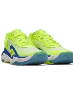 Basketbalschoenen groen/blauw