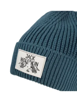 Beanie "Badge" blauw