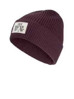Beanie "Badge" paars