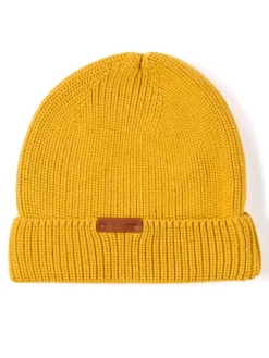 Beanie mosterdgeel