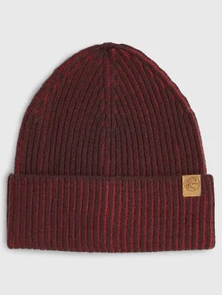 Beanie "O'Riginals" bruin/rood