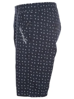 Bermuda "Ceprint" donkerblauw