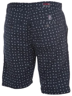 Bermuda "Ceprint" donkerblauw