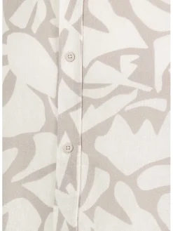 Blouse beige/wit