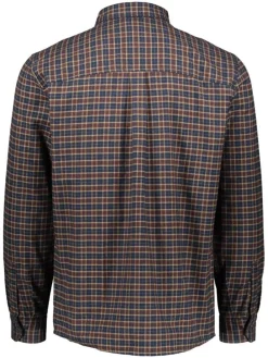 Blouse "Berweg" donkerblauw/blauw/Blau/bruin