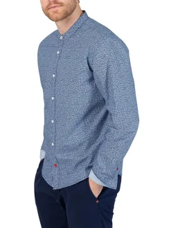 Blouse blauw
