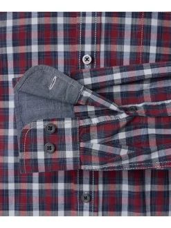 Blouse - casual fit - donkerblauw