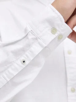 Blouse "Classic" - slim fit - wit