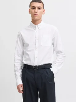 Blouse "Classic" - slim fit - wit