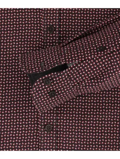 Blouse - comfort fit - bordeaux