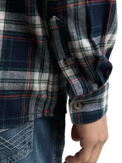 Blouse - comfort fit - donkerblauw
