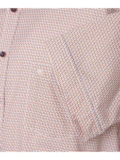 Blouse - comfort fit - oranje