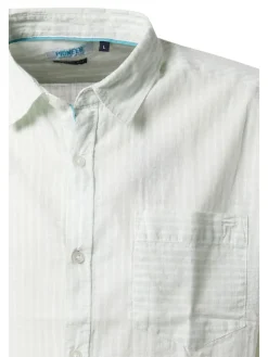 Blouse crème/groen
