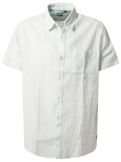 Blouse crème/groen