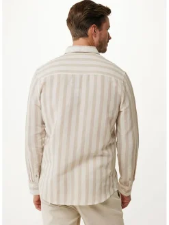 Blouse crème/lichtbruin