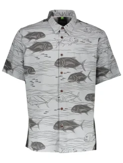Blouse "Dive Sites" - regular fit - grijs