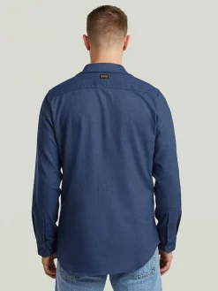 Blouse donkerblauw