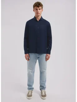 Blouse donkerblauw