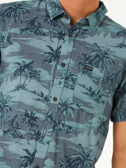 Blouse "Dreamer Barrel Killa" - regular fit - blauw