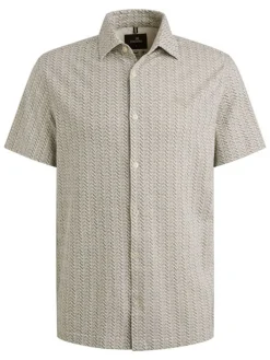 Blouse groen/wit