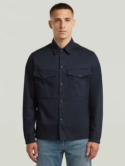 Blousejas donkerblauw