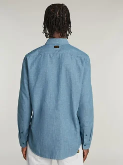 Blouse lichtblauw