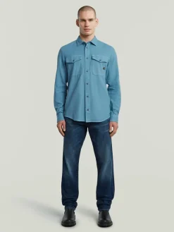 Blouse lichtblauw