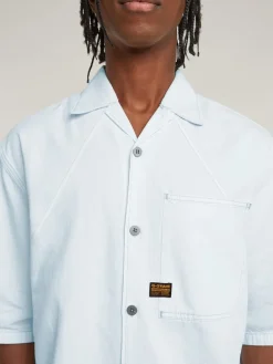 Blouse lichtblauw