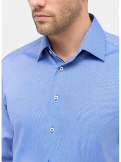 Blouse - modern fit - blauw