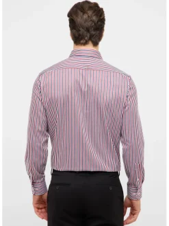 Blouse - modern fit - rood/donkerblauw/wit