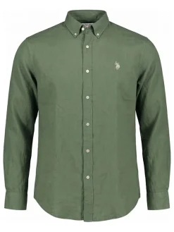 Blouse olijfgroen