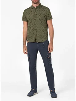 Blouse olijfgroen