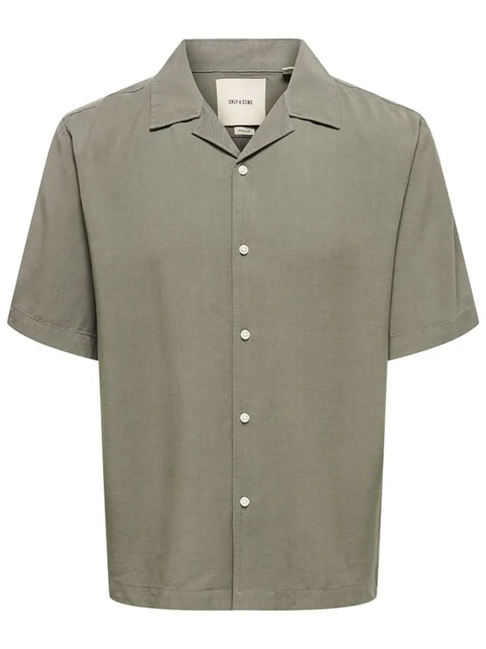 Blouse "Onsperu" - regular fit - groen