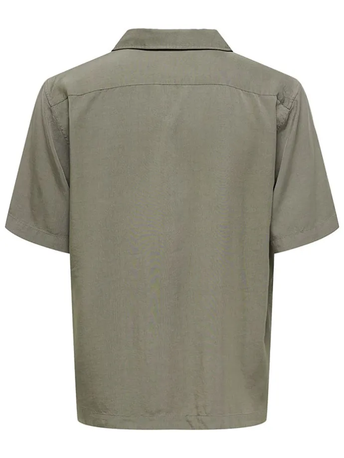 Blouse "Onsperu" - regular fit - groen