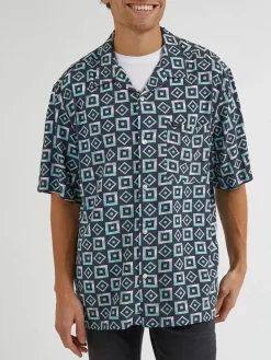 Blouse - regular fit - blauw