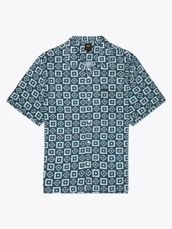 Blouse - regular fit - blauw