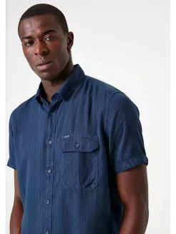 Blouse - regular fit - blauw