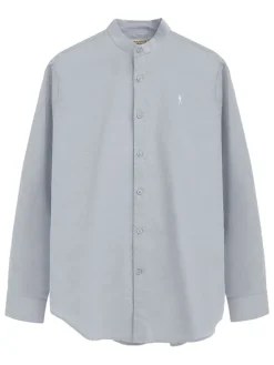 Blouse - regular fit - blauwgrijs