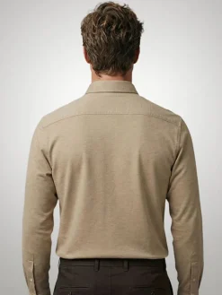Blouse - regular fit - camel