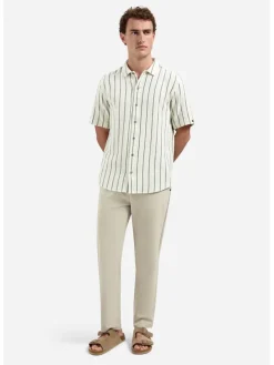 Blouse - regular fit - crème