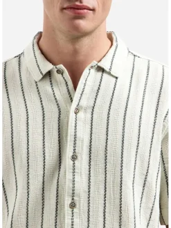 Blouse - regular fit - crème