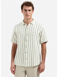 Blouse - regular fit - crème