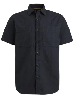 Blouse - regular fit - donkerblauw