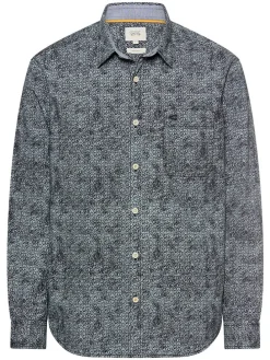 Blouse - regular fit - donkerblauw