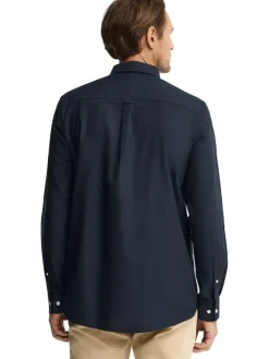 Blouse - regular fit - donkerblauw