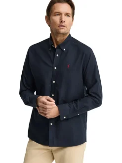 Blouse - regular fit - donkerblauw
