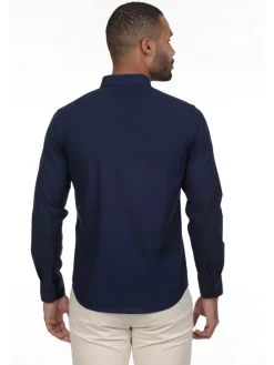 Blouse - regular fit - donkerblauw