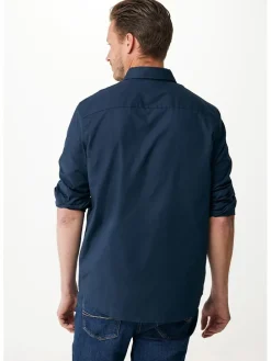 Blouse - regular fit - donkerblauw